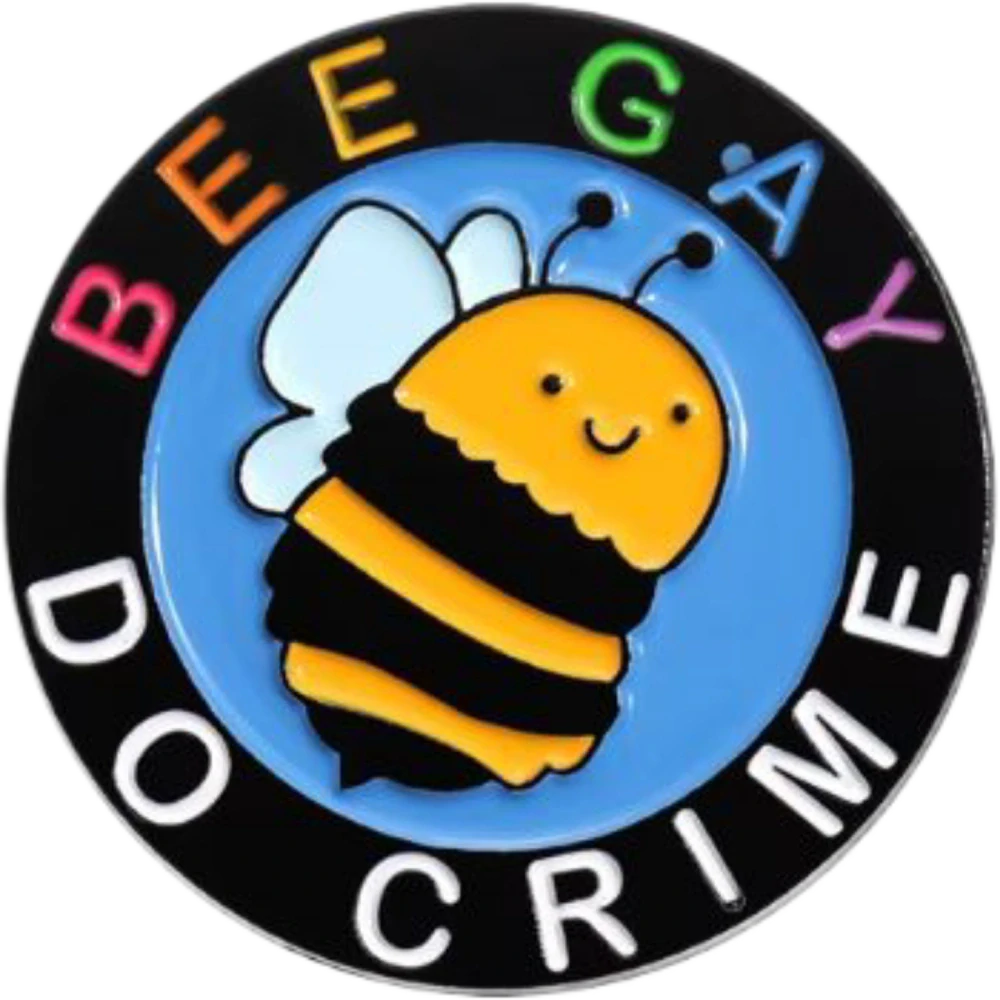 Duhový špendlík - Be gay včela