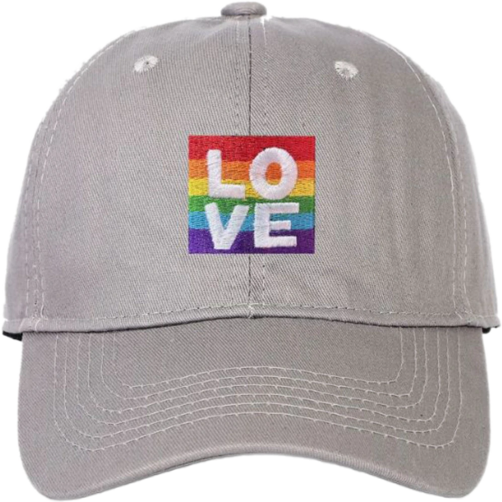Kšiltovka LOVE šedivá