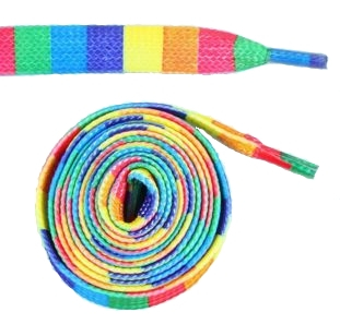 Duhové tkaničky - příčné pruhy