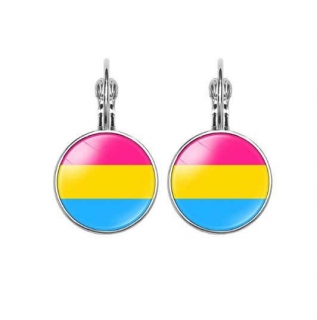 Náušnice visací - pansexual