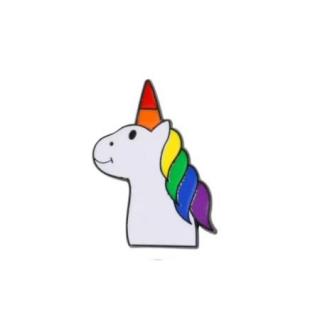 Špendlík duhový jednorožec