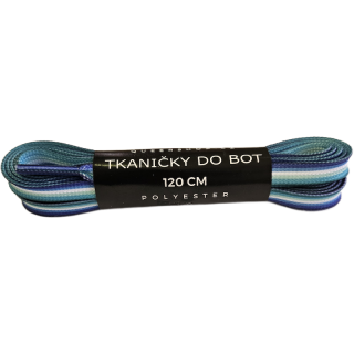 Tkaničky ploché - gay pride - 120 cm